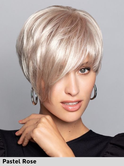 Clic di Gisela Mayer colore Pastel Rose parrucca capelli sintetici parrucca donna liscia per perdita di capelli dovuta ad alopecia o chemioterapia