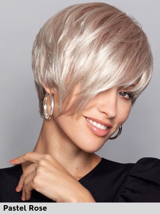 Clic di Gisela Mayer colore Pastel Rose parrucca capelli sintetici parrucca donna liscia per perdita di capelli dovuta ad alopecia o chemioterapia