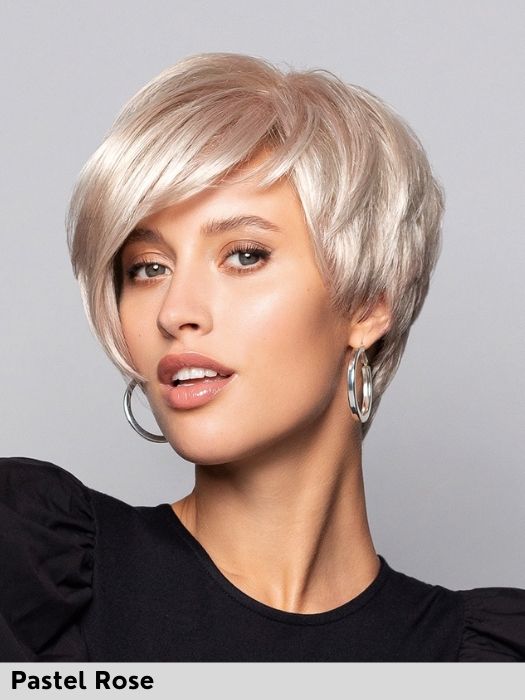 Clic di Gisela Mayer colore Pastel Rose parrucca capelli sintetici parrucca donna liscia per perdita di capelli dovuta ad alopecia o chemioterapia