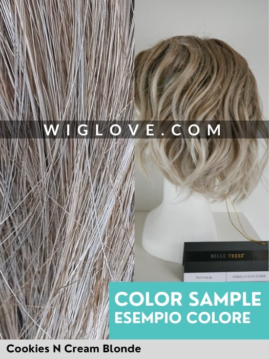 DALGONA 16 - 100% fatta a mano, poliuretano antiscivolo - Wig Love - Parrucca SinteticaCookies N Cream Blonde