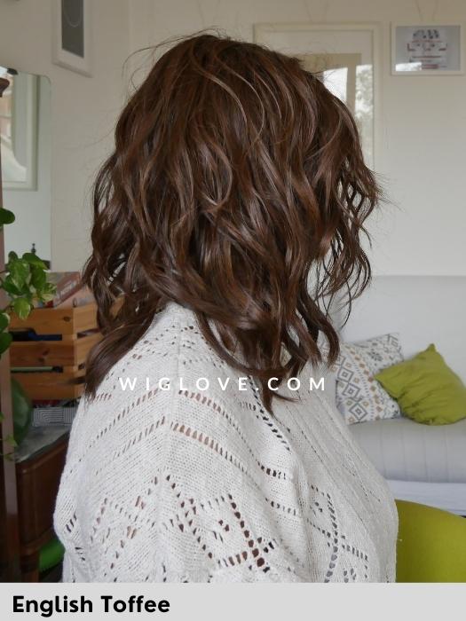 DALGONA 16 - 100% fatta a mano, poliuretano antiscivolo - Wig Love - Parrucca SinteticaEnglish Toffee