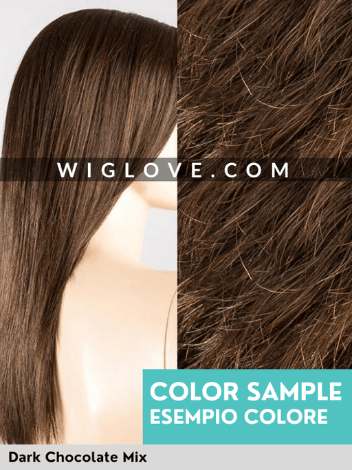 JUST LONG - Topper Termoresistente lunghezza 40cm - Wig Love - TopperDark Chocolate Mix