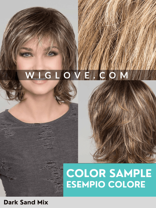 SAGE - Fascia con Capelli - Fibra Sintetica - Wig Love - TopperNougat Mix