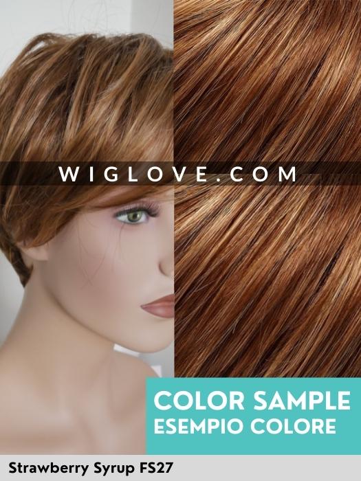 DAWN - riga libera, attaccatura naturale - Wig Love - Parrucca SinteticaMousse Cake HD