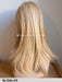 Parrucca bionda lunga donna. Human hair wig woman alopecia tumore cancer Debbie Gisela Mayer 16/24L+23