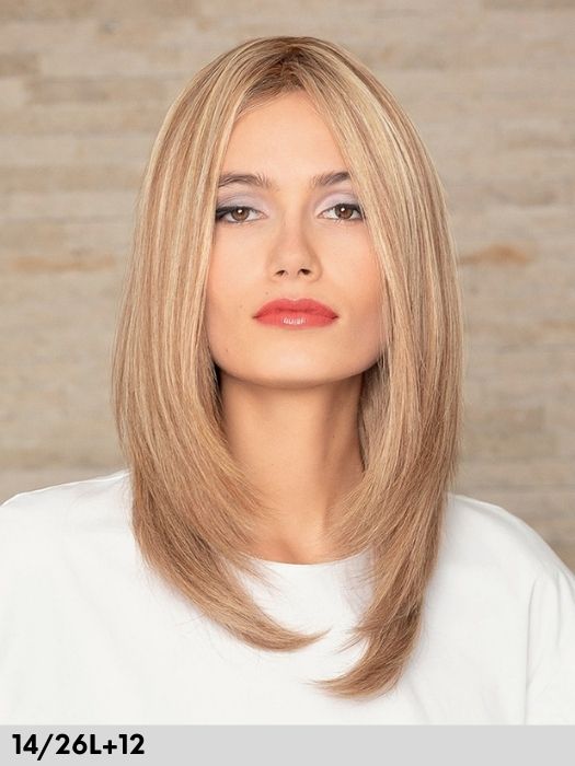 Parrucca capelli naturali bionda Debbie Gisela Mayer human hair wig 14/26l+12