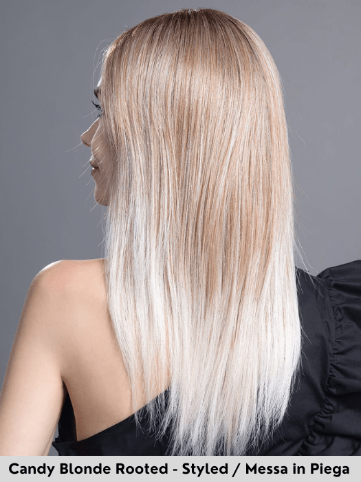 DIVA MONO PART - attaccatura naturale, riga centrale - Wig Love - Parrucca SinteticaCandy Blonde Rooted