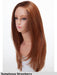 Dolce&Dolce di Belle Tress colore Sumptuous Strawberry parrucca sintetica termoresistente lunga liscia per perdita di capelli dovuta ad alopecia o tumore