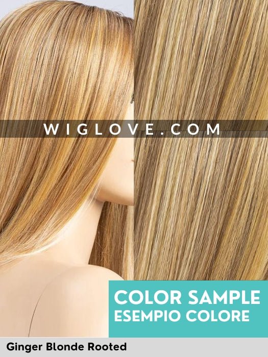 DRIVE - attaccatura naturale, riga centrale - Wig Love - Parrucca SinteticaGinger Blonde Rooted