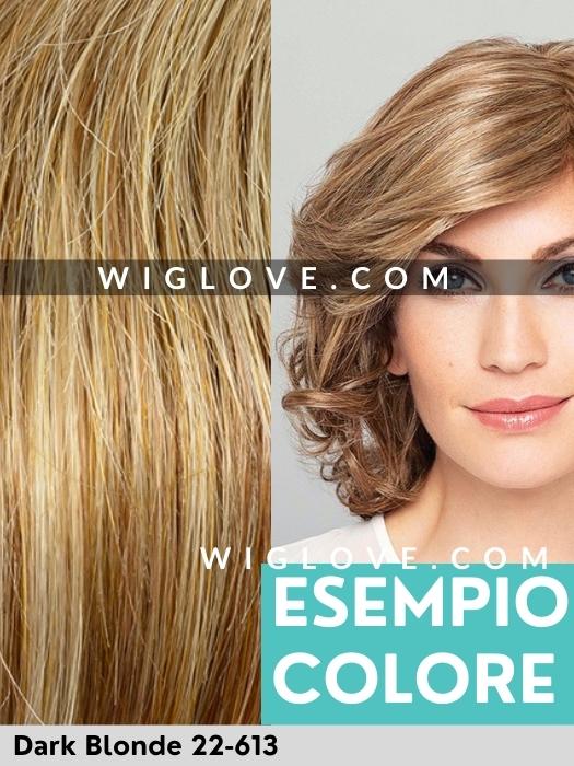 DUO ARIA - capelli misti - fatta a macchina - Wig Love - Parrucca Capelli MistiCinnamon Raisin 637