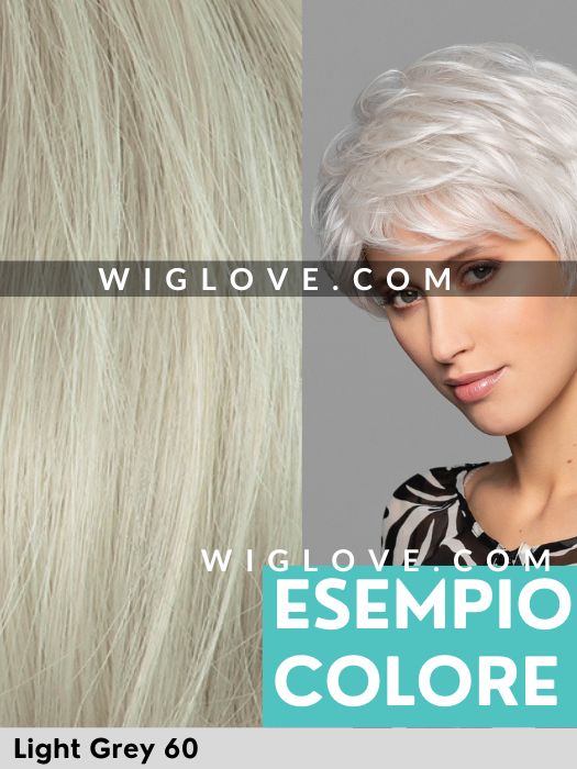 DUO FIONA - Capelli Misti - attaccatura naturale - Wig Love - Parrucca Capelli MistiLight Grey 60