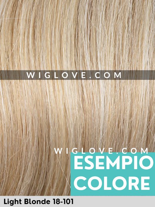 DUO JORDAN - capelli misti - attaccatura naturale, riga sinistra - Wig Love - Parrucca Capelli MistiLight Blonde 18/101