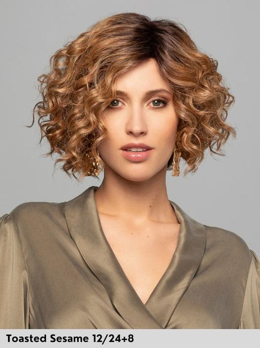 DUO JORDAN - capelli misti - attaccatura naturale, riga sinistra - Wig Love - Parrucca Capelli MistiToasted Sesame 12/24+8