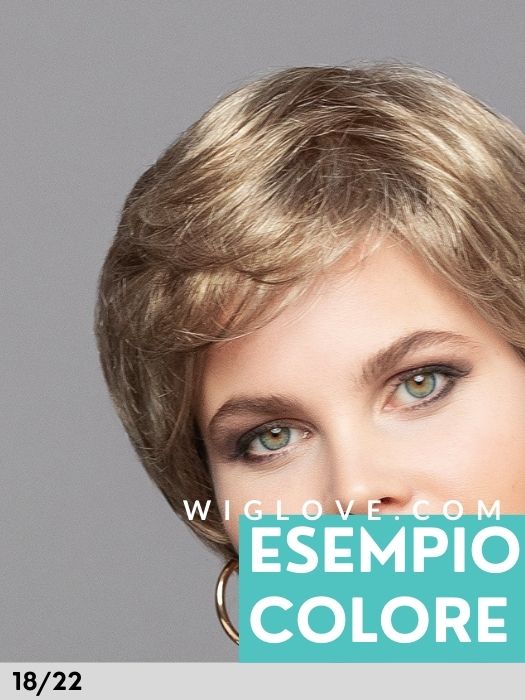 DUO KYLIE MONO LACE DELUXE - capelli misti - 100% fatta a mano - Wig Love - Parrucca Capelli MistiAlmond Breeze 18/22