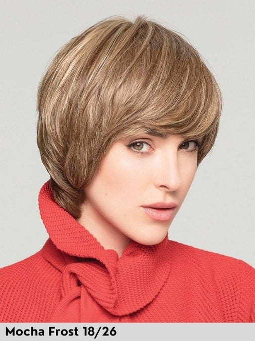 DUO KYLIE MONO LACE DELUXE - capelli misti - 100% fatta a mano - Wig Love - Parrucca Capelli MistiMocha Frost 18/26