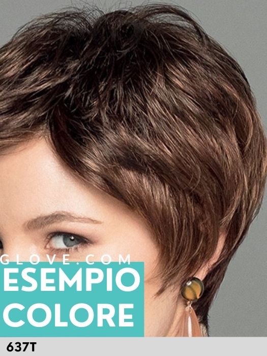 DUO LADY - capelli misti - riga libera, antiscivolo - Wig Love - Parrucca Capelli MistiCinnamon Raisin 637