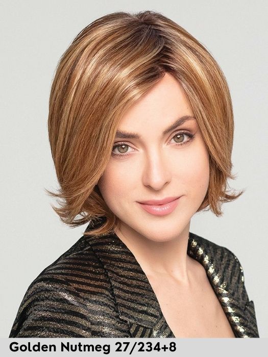 DUO LADY - capelli misti - riga libera, antiscivolo - Wig Love - Parrucca Capelli MistiGolden Nutmeg 27/234+8