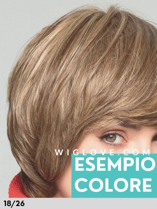 DUO LONG - capelli misti - riga libera e attaccatura naturale - Wig Love - Parrucca Capelli Misti18/26