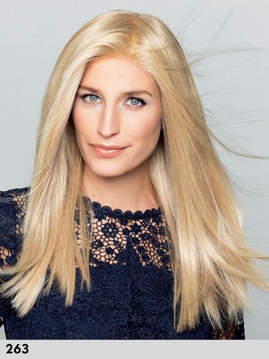 duo long Gisela Mayer duo fiber 30% capelli veri 70% capelli sintetici parrucca medica alopecia tumore perdita di capelli