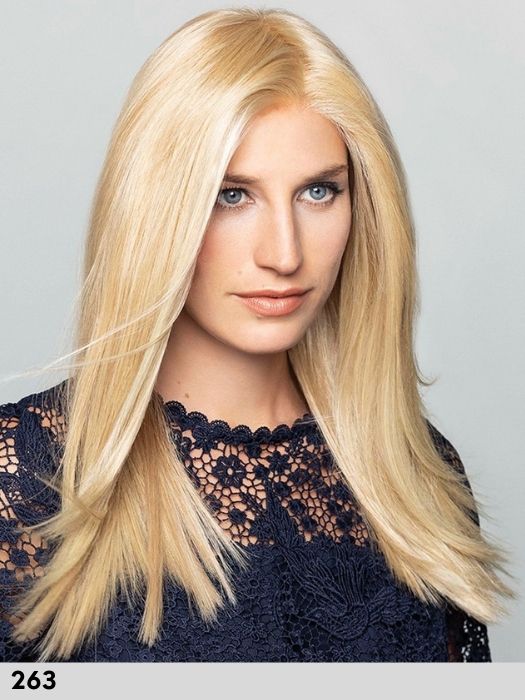 duo long Gisela Mayer duo fiber 30% capelli veri 70% capelli sintetici parrucca medica alopecia tumore perdita di capelli