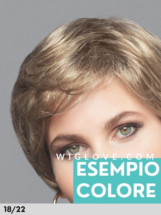 DUO LYNSEY MONO LACE - capelli misti - riga libera e attaccatura naturale - Wig Love - Parrucca SinteticaAlmond Breeze 18/22