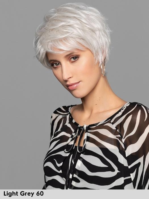DUO OLIVIA - capelli misti - fatta a macchina - Wig Love - Parrucca Capelli MistiLight Grey 60