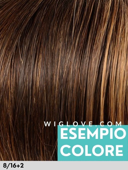 DUO SELENA LACE PART - capelli misti - riga sinistra - Wig Love - Parrucca Capelli MistiAmaretto Cream 8/16+2