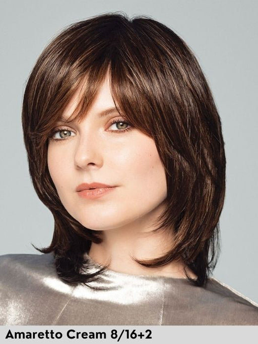 DUO SHORT - capelli misti - 100% fatta a mano, no lace front - Wig Love - Parrucca Capelli MistiAmaretto Cream 8/16+2