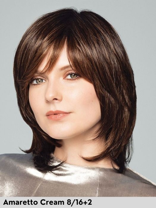 DUO SHORT - capelli misti - 100% fatta a mano, no lace front - Wig Love - Parrucca Capelli MistiAmaretto Cream 8/16+2