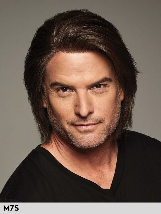 DUO SPORT DELUXE - capelli misti - 100% fatta a mano - Wig Love - Parrucca Capelli Misti UomoM7S