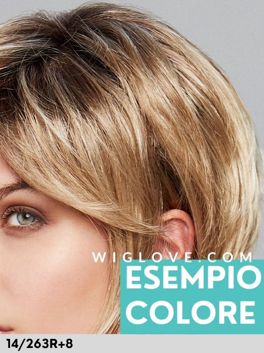 DUO WHITNEY - capelli misti - monofilamento vortice, no lace front - Wig Love - Parrucca Capelli MistiSparkling Champagne 14/263+8