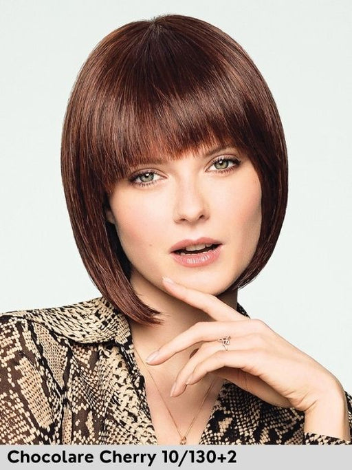 DUO YURI MONO - capelli misti - riga libera e antiscivolo - Wig Love - Parrucca SinteticaChocolate Cherry 10/130+2