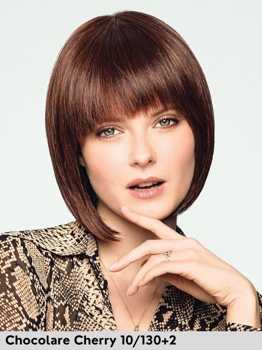 DUO YURI MONO - capelli misti - riga libera e antiscivolo - Wig Love - Parrucca SinteticaChocolate Cherry 10/130+2