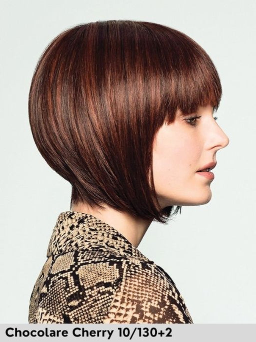 DUO YURI MONO - capelli misti - riga libera e antiscivolo - Wig Love - Parrucca SinteticaChocolate Cherry 10/130+2