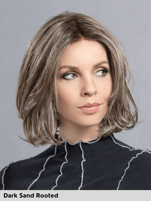 ELEGANCE MONO - Capelli Misti - doppio monofilamento, attaccatura naturale - Wig Love - Parrucca Capelli MistiNature White Mix