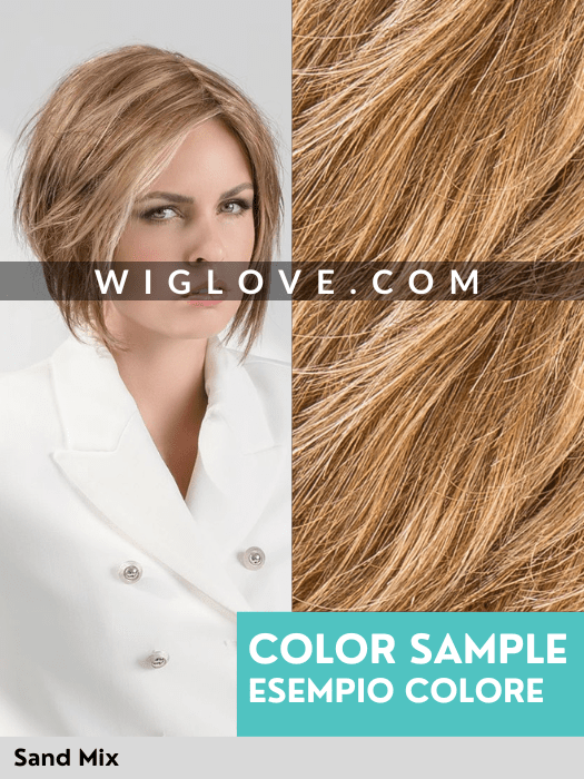 ELITE MONO PART - Taglia S/M - attaccatura naturale, riga sinistra - Wig Love - Parrucca SinteticaM