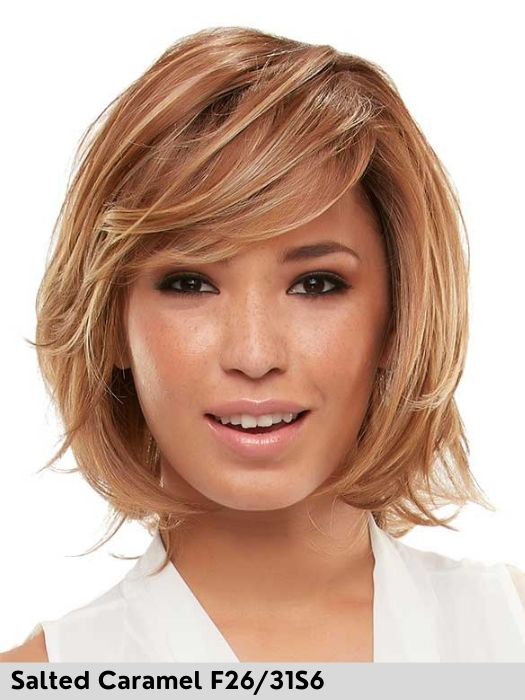 Elizabeth di Jon Renau colore Salted Caramel parrucca sintetica di alta qualità vendita parrucche per perdita capelli dovuta ad alopecia o tumore