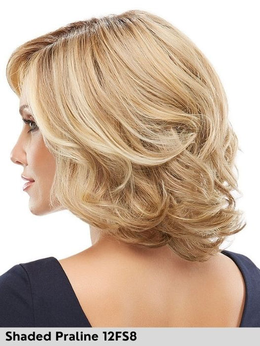 Elizabeth di Jon Renau colore Shaded Praline parrucca sintetica di alta qualità vendita parrucche per perdita capelli dovuta ad alopecia o tumore