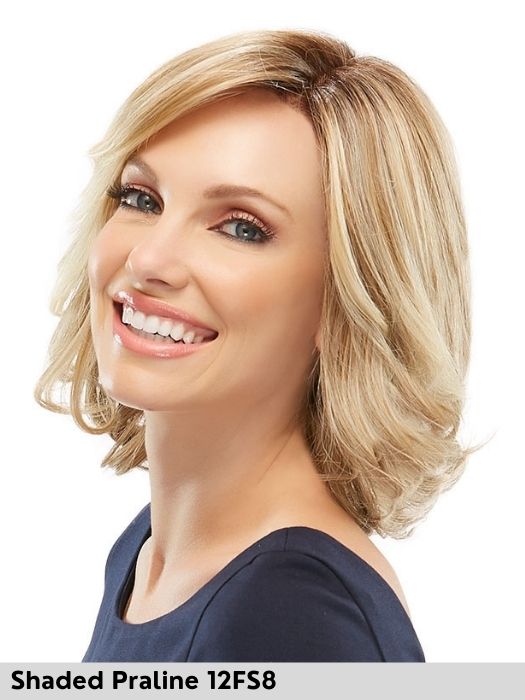 Elizabeth di Jon Renau colore Shaded Praline parrucca sintetica di alta qualità vendita parrucche per perdita capelli dovuta ad alopecia o tumore