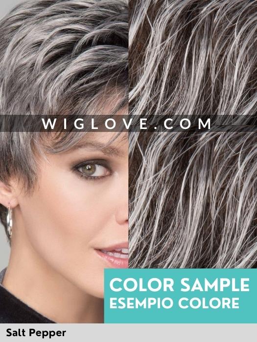 ENCORE - capelli misti - Doppio monofilamento, riga e attaccatura naturale - Wig Love - Parrucca Capelli MistiChampagne Rooted