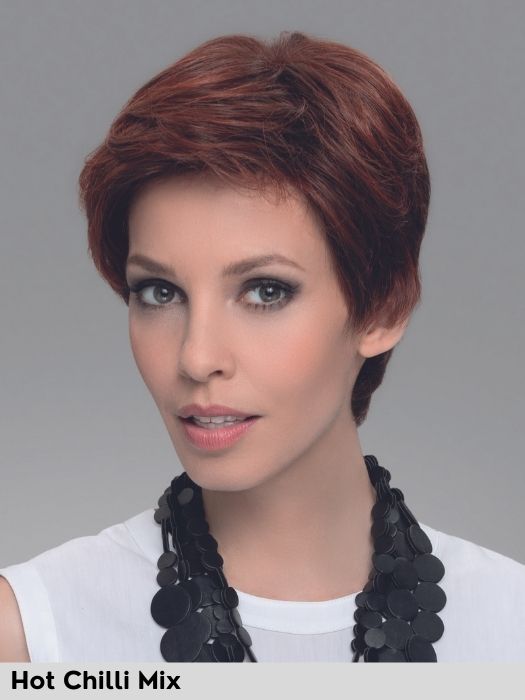ENCORE - capelli misti - Doppio monofilamento, riga e attaccatura naturale - Wig Love - Parrucca Capelli MistiHot Chilli Mix