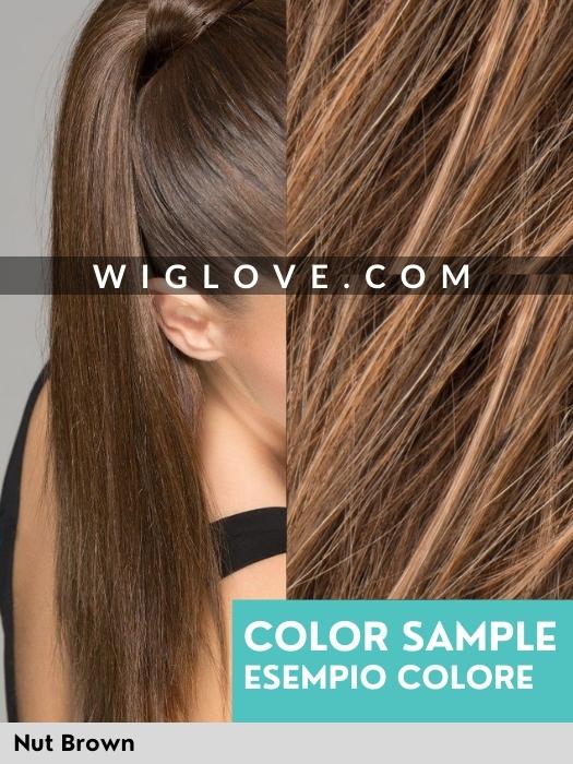 parrucca wig ellen wille nut brown