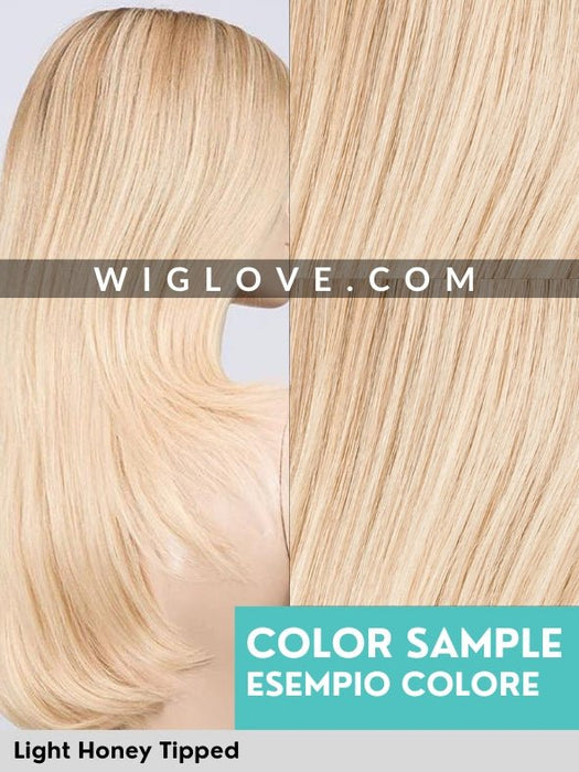 ENERGY - attaccatura naturale, monofilamento vortice - Wig Love - Parrucca SinteticaLight Honey Rooted