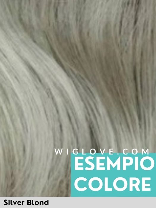 ENERGY CLUB - monofilamento vortice, no lace front - Wig Love - Parrucca SinteticaSilver Blond