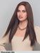 Energy HH Long di Gisela Mayer colore Chocolate Mix lunghezza 55cm parrucca capelli naturali capelli veri taglio lungo per perdita di capelli dovuta ad alopecia o tumore