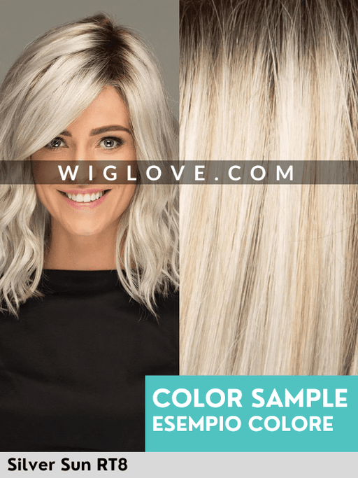 HAVEN - riga libera, attaccatura naturale - Wig Love - Parrucca SinteticaSilver Sun RT8