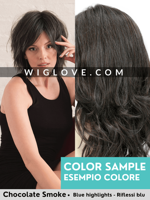 REEVES - fatta a macchina - Wig Love - Parrucca SinteticaChocolate Smoke
