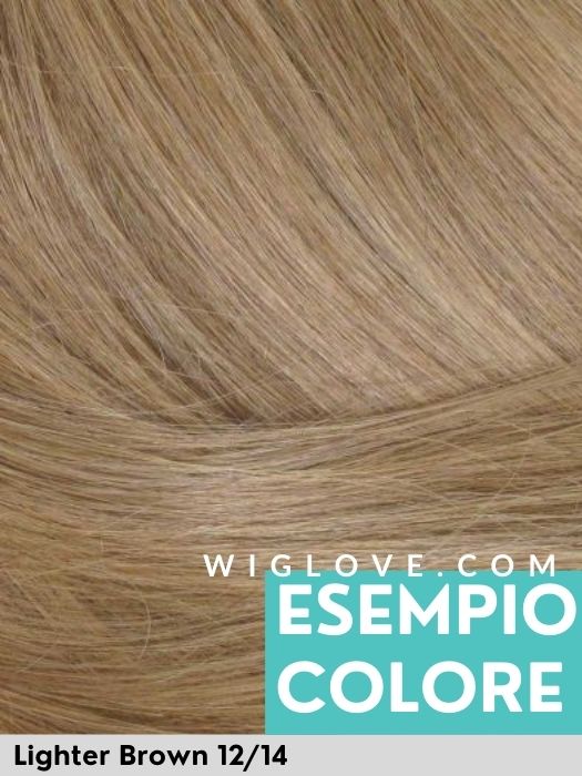 EURO MIX PEARL - Capelli Naturali Europei - attaccatura naturale e riga libera - Wig Love - Parrucca Capelli VeriChocolate Brown 6