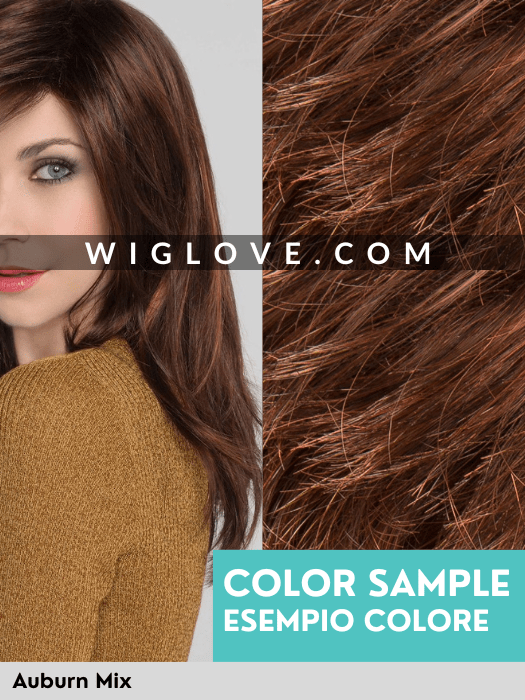 FENJA SMALL MONO PART - Taglia S - riga sinistra - Wig Love - Parrucca SinteticaAuburn Mix