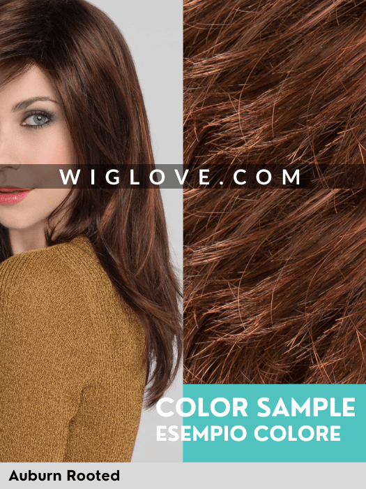 FUN - Frangia Termoresistente Lunghezza 12 - 24 cm - Topper - Wig Love - TopperAuburn Rooted